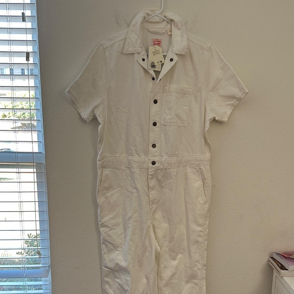Levi's White Jumpsuit